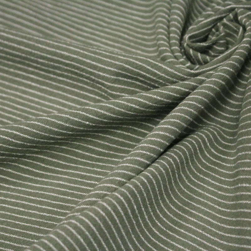 Tissu coton tissé rayé fines rayures : nombreuses couleurs - OEKO - TEX - TissusPapi.com