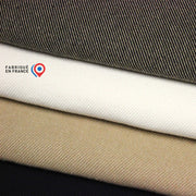 Tissu SERGÉ DENIM DE COTON ÉPAIS : trois couleurs - Matière recyclée & fabrication française - TissusPapi.com