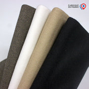 Tissu SERGÉ DENIM DE COTON ÉPAIS : trois couleurs - Matière recyclée & fabrication française - TissusPapi.com