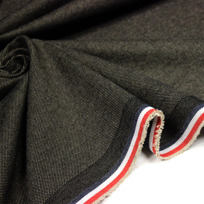 Tissu DEMI NATTÉ DE COTON ÉPAIS : cinq couleurs - Matière recyclée & fabrication française - TissusPapi.com