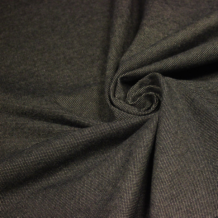Tissu DEMI NATTÉ DE COTON ÉPAIS : cinq couleurs - Matière recyclée & fabrication française