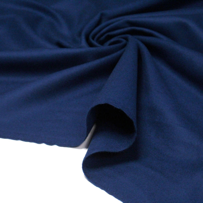 Tissu Drap de laine bleu pétrole - Fabrication italienne - TissusPapi.com
