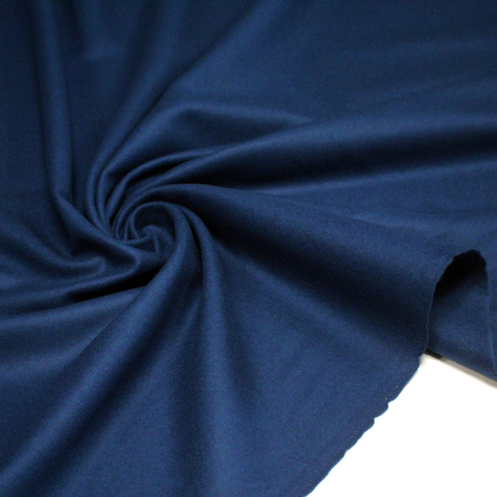 Tissu Drap de laine bleu pétrole - Fabrication italienne - TissusPapi.com