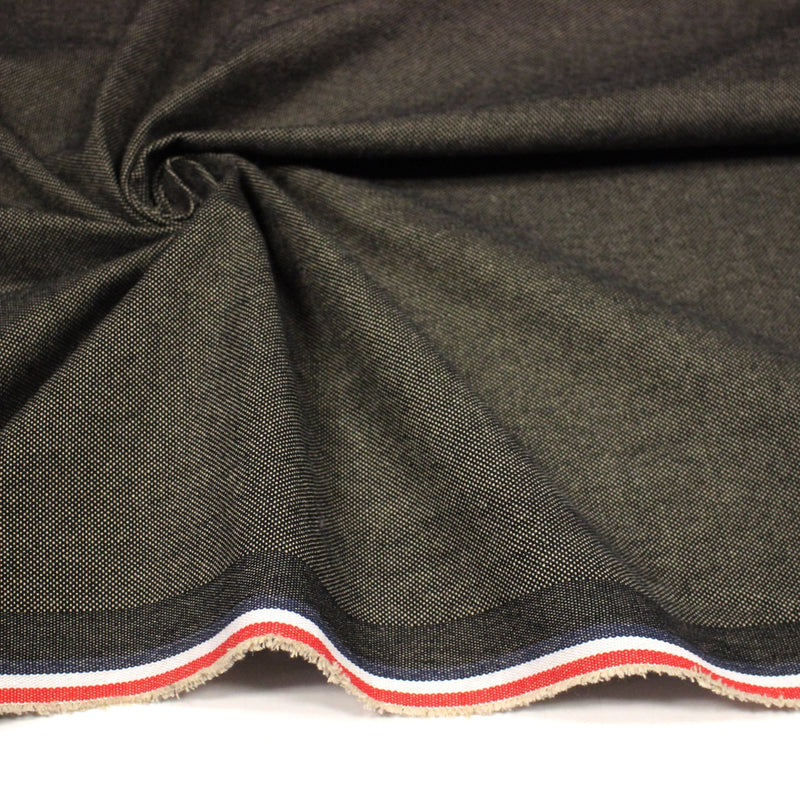 Tissu DEMI NATTÉ DE COTON ÉPAIS : cinq couleurs - Matière recyclée & fabrication française - TissusPapi.com