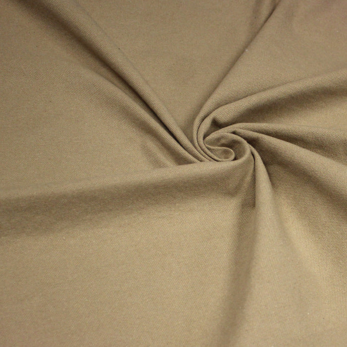 Tissu DEMI NATTÉ DE COTON ÉPAIS : cinq couleurs - Matière recyclée & fabrication française