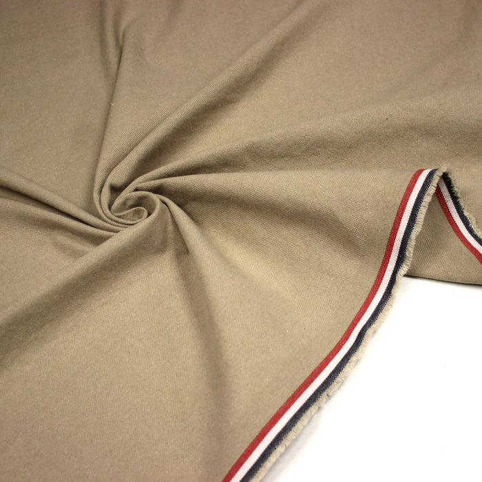 Tissu DEMI NATTÉ DE COTON ÉPAIS : cinq couleurs - Matière recyclée & fabrication française