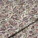 Tissu coton fin imprimé INDIENNES, écru motif cachemire bleu rouge vert – STANDARD 100 OEKO - TEX - TissusPapi.com