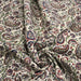 Tissu coton fin imprimé INDIENNES, écru motif cachemire bleu rouge vert – STANDARD 100 OEKO - TEX - TissusPapi.com