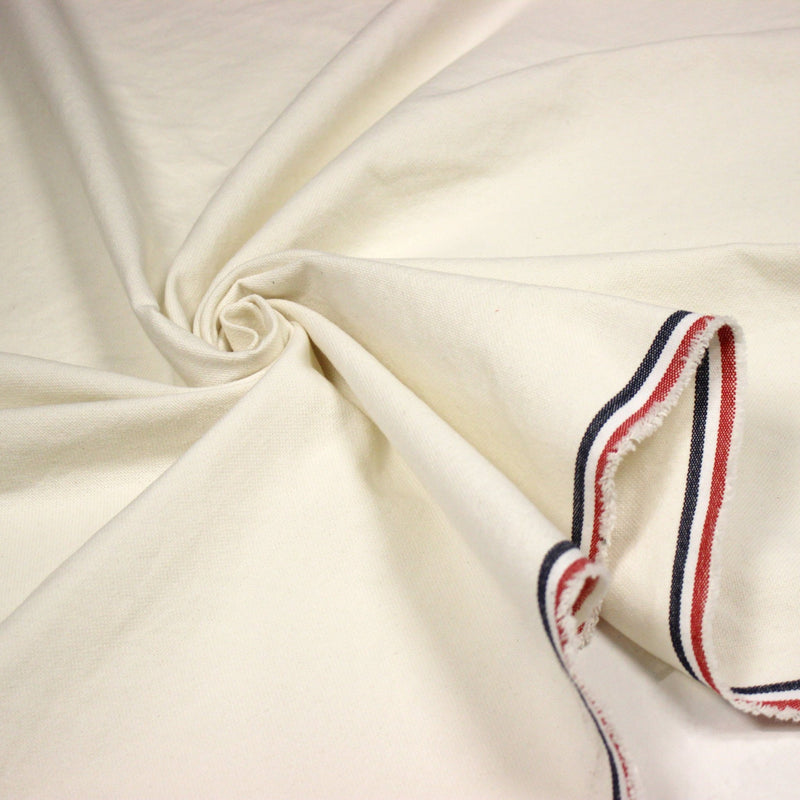 Tissu DEMI NATTÉ DE COTON ÉPAIS : cinq couleurs - Matière recyclée & fabrication française - TissusPapi.com