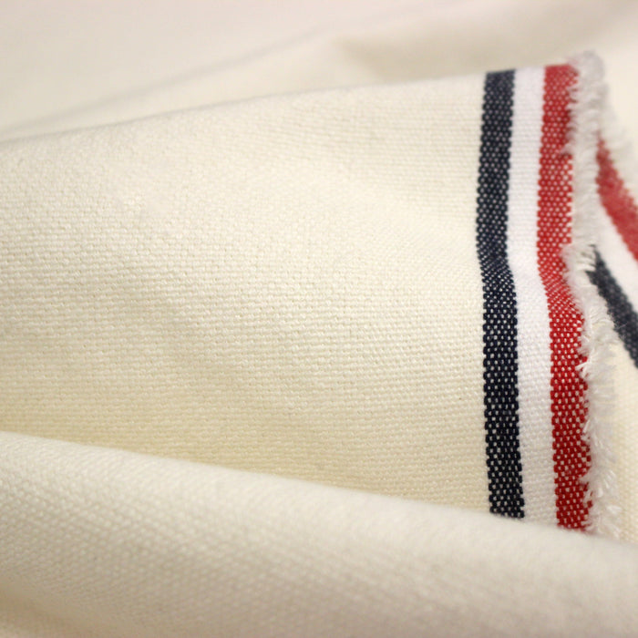 Tissu DEMI NATTÉ DE COTON ÉPAIS : cinq couleurs - Matière recyclée & fabrication française