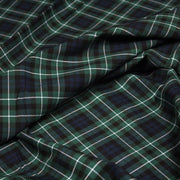 Tissu Tartan motif traditionnel vert bleu blanc - STANDARD 100 OEKO - TEX - TissusPapi.com