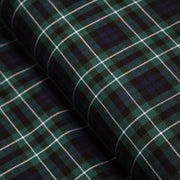 Tissu Tartan motif traditionnel vert bleu blanc - STANDARD 100 OEKO - TEX - TissusPapi.com