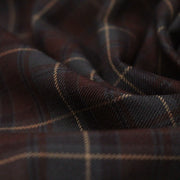 Tissu Tartan motif traditionnel vert kaki bordeaux ocre - STANDARD 100 OEKO - TEX - TissusPapi.com