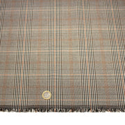 Tissu Prince de Galles noir blanc et ocre - STANDARD 100 OEKO - TEX - TissusPapi.com