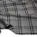 Tissu Prince de Galles noir blanc et liserés noirs - STANDARD 100 OEKO - TEX - TissusPapi.com
