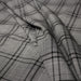 Tissu Prince de Galles noir blanc et liserés noirs - STANDARD 100 OEKO - TEX - TissusPapi.com
