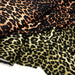 Tissu habillement satin velours, imprimé motif LEOPARD, plusieurs couleurs - TissusPapi.com