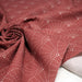Tissu cotonnade motif japonais SASHIKO & SENSU – rouge & écru - TissusPapi.com