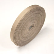 Ruban gros grain beige 14mm - Galette de 50 mètres - Fabrication française - TissusPapi.com