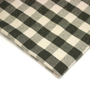 Tissu coton VICHY LUREX grands carreaux 25mm : rouge doré ou kaki doré ! - TissusPapi.com