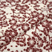Tissu cotonnade motif japonais HANA aux fleurs de cerisier, tons écrus et rouges - TissusPapi.com