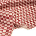 Tissu cotonnade motif japonais YAGASURI, flèches rouge & écrues - TissusPapi.com