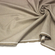 Tissu DENIM toile sergé couleur lin naturel, coton bio et coton recyclé - Matières recyclées - TissusPapi.com