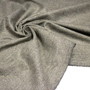 Tissu lainage faux - uni gris, vert kaki & blanc cassé, fin Pied de Poule - TissusPapi.com
