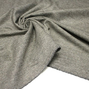 Tissu lainage faux - uni gris, vert kaki & blanc cassé, fin Pied de Poule - TissusPapi.com