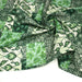 Tissu coton fin imprimé INDIENNES, patchwork vert de motifs floraux et arabesques- STANDARD 100 OEKO-TEX - TissusPapi.com