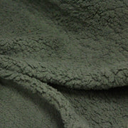 Tissu sherpa mouton : écru uni, vert, gris, camel... - OEKO - TEX - TissusPapi.com