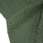 Tissu sherpa mouton : écru uni, vert, gris, camel... - OEKO - TEX - TissusPapi.com