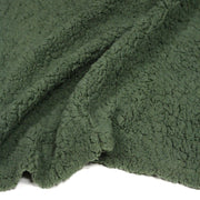 Tissu sherpa mouton : écru uni, vert, gris, camel... - OEKO - TEX - TissusPapi.com