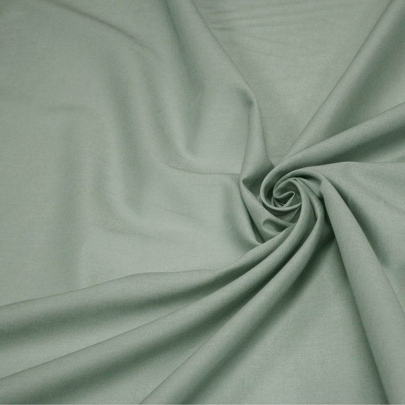 Tissu voile de coton vert sauge - COLLECTION TÉNÉRÉ - TissusPapi.com