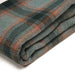 Tissu lainage tartan vert & orange - Fabrication italienne - TissusPapi.com