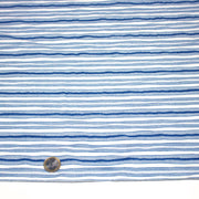 Tissu Seersucker coton rayures bleues et blanches - TissusPapi.com