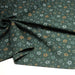 Tissu cotonnade vert aux notes de musique en étoiles - STANDARD 100 OEKO - TEX - TissusPapi.com
