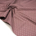 Tissu cotonnade bordeaux aux motifs géométriques blancs ART DECO - STANDARD 100 OEKO - TEX - TissusPapi.com