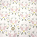 Tissu cotonnade enfant blanc aux éléphants & feuilles tropicales - STANDARD 100 OEKO - TEX - TissusPapi.com