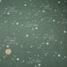 Tissu cotonnade vert TO THE MOON AND BACK - STANDARD 100 OEKO - TEX - TissusPapi.com