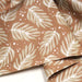 Tissu cotonnade caramel aux feuilles tropicales - STANDARD 100 OEKO - TEX - TissusPapi.com