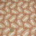 Tissu cotonnade caramel aux feuilles tropicales - STANDARD 100 OEKO - TEX - TissusPapi.com