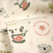 Tissu cotonnade écru, Koalas pandas et ukuleles - STANDARD 100 OEKO - TEX - TissusPapi.com