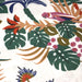 Tissu cotonnade blanc, motif tropical & oiseaux multicolores - STANDARD 100 OEKO - TEX - TissusPapi.com