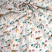 Tissu cotonnade blanc, Fées et danseuses, tons roses verts et ocre - STANDARD 100 OEKO - TEX - TissusPapi.com