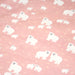 Tissu cotonnade LES OURS BLANCS, rose aux ours blancs - TissusPapi.com