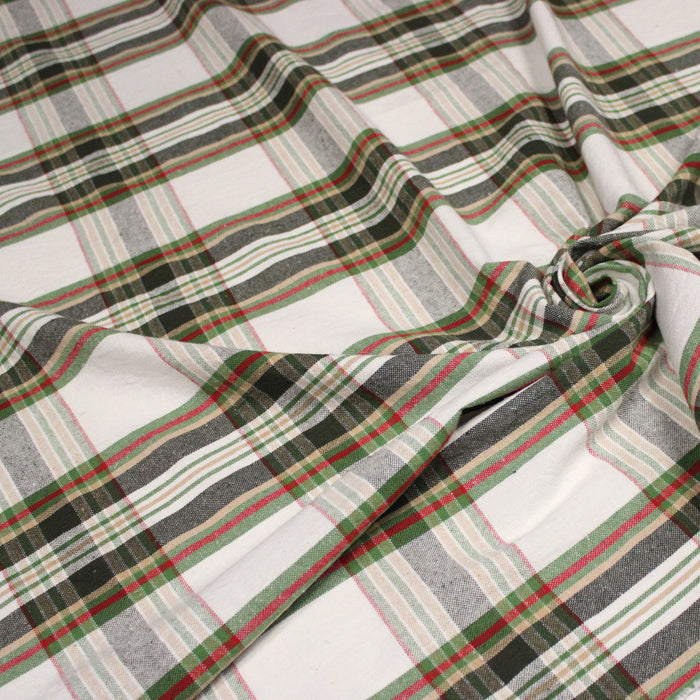 Tissu coton TARTAN EPAIS 100% COTON : 4 couleurs disponibles ! De magnifiques tartans pour vous