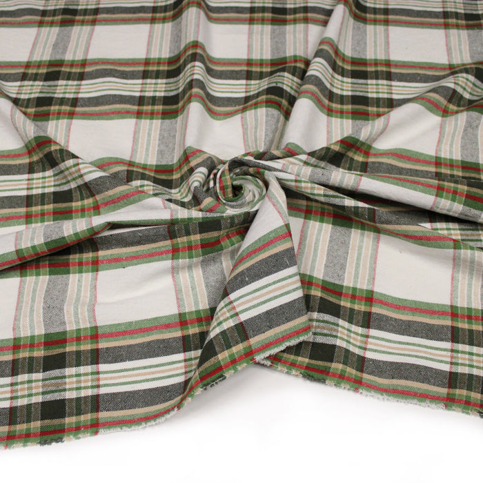 Tissu coton TARTAN EPAIS 100% COTON : 4 couleurs disponibles ! De magnifiques tartans pour vous