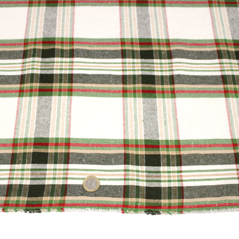 Tissu coton TARTAN EPAIS 100% COTON : 4 couleurs disponibles ! De magnifiques tartans pour vous - TissusPapi.com