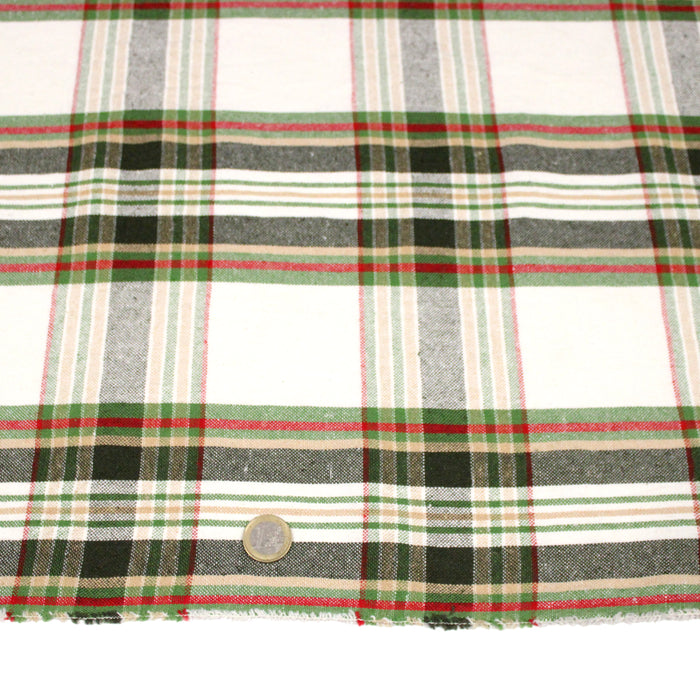 Tissu coton TARTAN EPAIS 100% COTON : 4 couleurs disponibles ! De magnifiques tartans pour vous